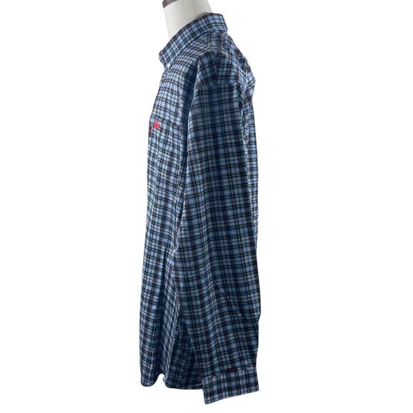 Cinch WRX Flame Resistant FR Plaid Button Down Shirt XXL 2112 Welder Snaps NWOT - Picture 3 of 7